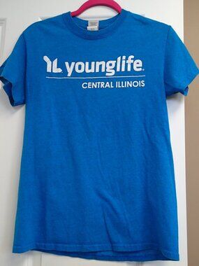 Younglife Blue Tshirt Size Small